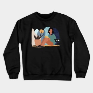 Stay at home and read Crewneck Sweatshirt